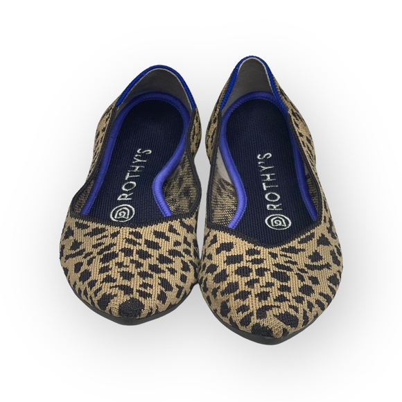 VHTF: Rothy’s ➤ The Point Ballet Ballerina Flat ➤ Spotted Cheetah ➤ 7.5M Retired - Picture 9 of 16